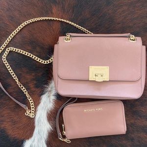 Michael kors cross body and wallet